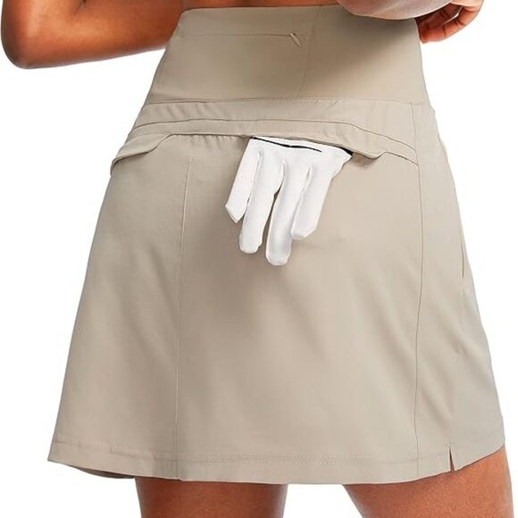 G Gradual Golf Skorts for Women with Pockets High Waisted KHAKI X-SMALL - Picture 13 of 13